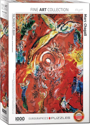 Eurographics puzzel marc chagall muziek 1000 stukjes legpuzzel.