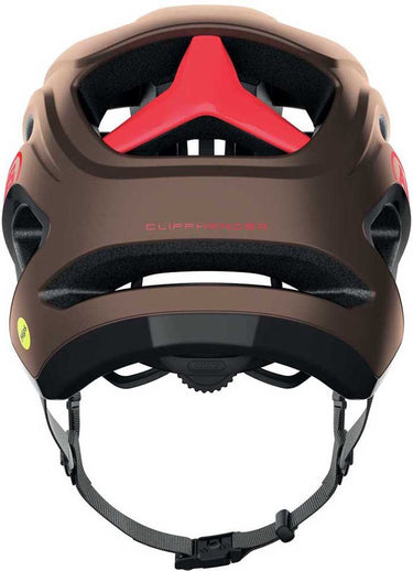 Abus fietshelm cliffhanger mips metallic copper s - 51-55 cm - goud - geschikt voor gebruik op mountainbikes - 330 g