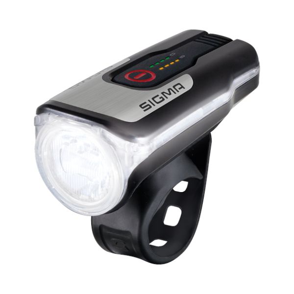 Load image into Gallery viewer, koplamp Aura 80 Lux led USB-oplaadbaar zwart
