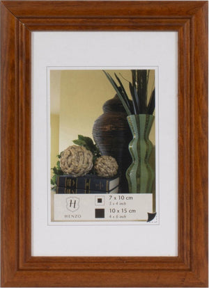 Henzo fotolijst - - artos - fotomaat 10x15 cm - bruin