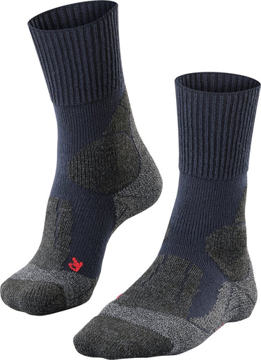 Falke tk1 anti-blaar dik wol functioneel materiaal wandelsokken dames blauw - maat 37-38