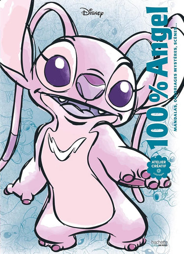 Hachette heroes disney - 100 % angel - hachette - kleurboek voor volwassenen
