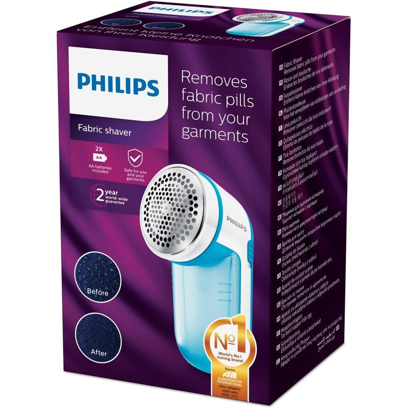 Load image into Gallery viewer, Philips gc026 00 pluisverwijderaar blauw wit

