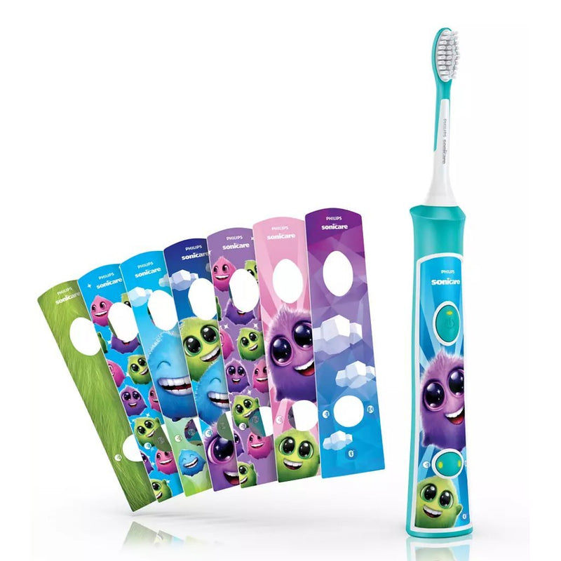 Load image into Gallery viewer, Philips hx6322 04 sonicare for kids elektrische tandenborstel groen wit

