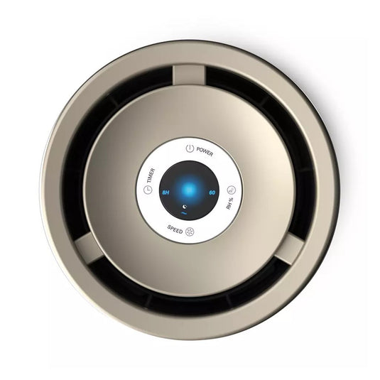 Philips hu4816 10 series 2000 luchtbevochtiger 4l wit champagne