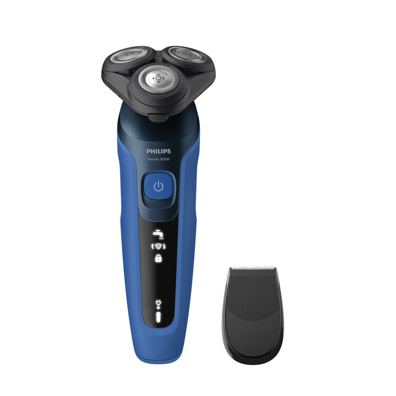 Load image into Gallery viewer, Philips s5466 17 shaver series 5000 wet dry elektrisch scheerapparaat zwart blauw
