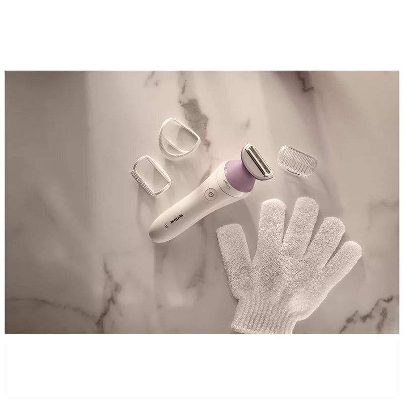 Load image into Gallery viewer, Philips brl136 00 lady shaver series 6000 scheerapparaat wit paars
