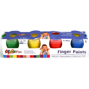 Creafun vingerverf – 4 × 140 g