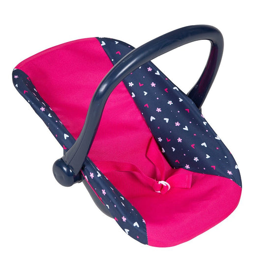 My beautif poppen-draagstoeltje blauw roze