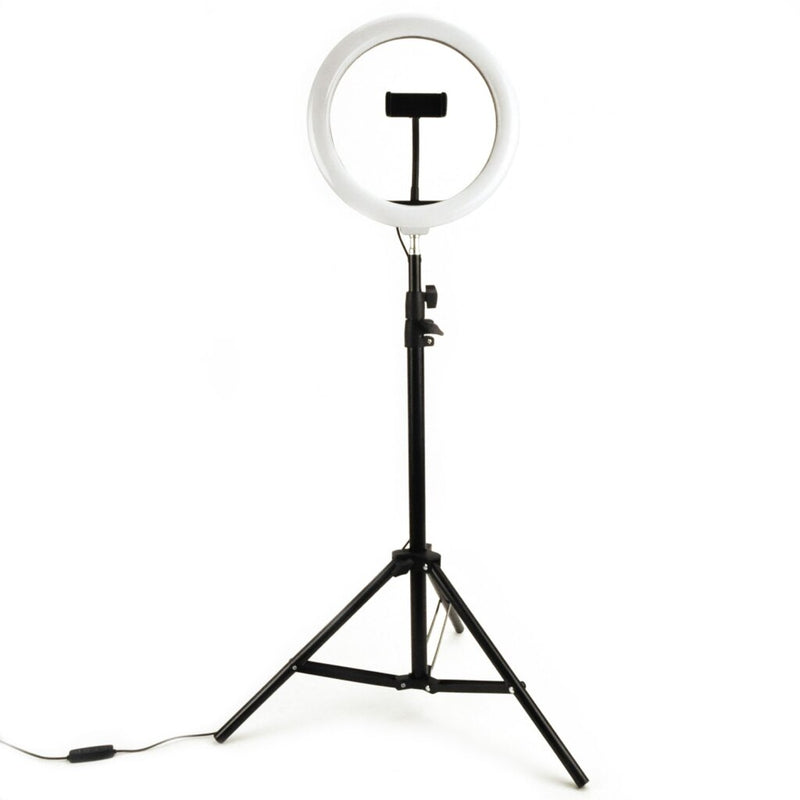 Load image into Gallery viewer, Basic Selfie Ringlamp 26 Cm Met Statief 210cm
