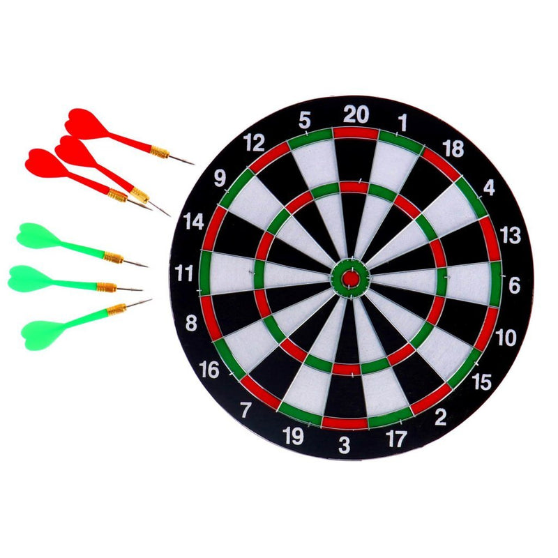 Load image into Gallery viewer, Overige merken dartboard tweezijdig + 6 pijlen 37 cm

