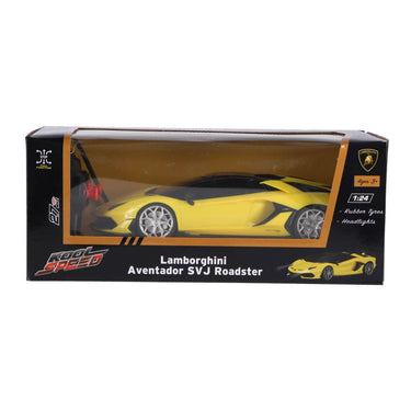 Kool speed rc lamborghini aventador svj roadster 1:24 + licht geel