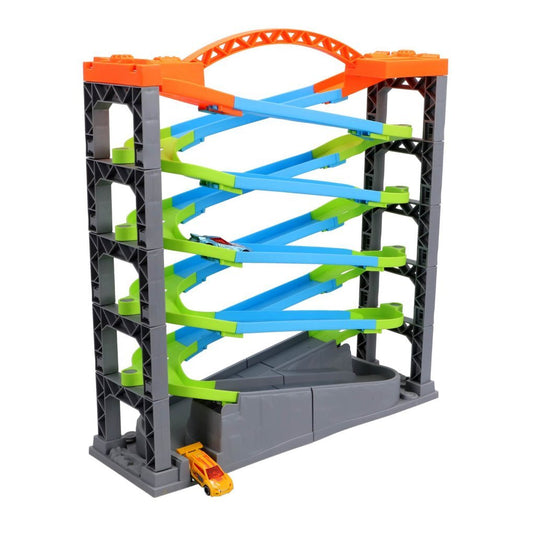 Overige merken racebaan deluxe 5 lagen + 2 racewagens