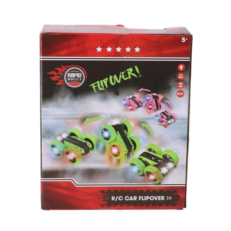 Load image into Gallery viewer, Rapid wheels rc flipover auto groen + licht

