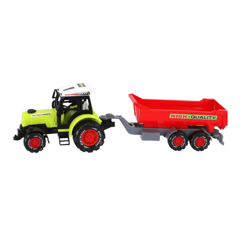 Load image into Gallery viewer, Overige merken farmer trekker met aanhanger 45 cm groen rood
