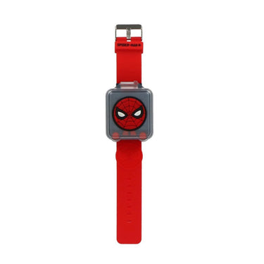 Spiderman speel en leer horloge rood zwart