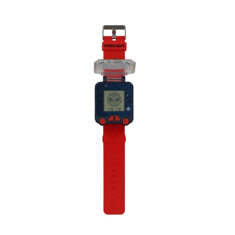 Load image into Gallery viewer, Spiderman speel en leer horloge rood zwart

