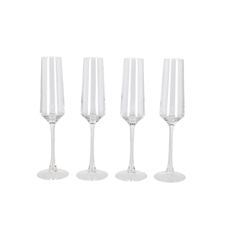 Load image into Gallery viewer, Daily home champagneglazen 190 ml 4 stuks transparant
