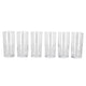 Daily home longdrinkglazen 280 ml 6 stuks transparant