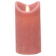 Daily home led kaars 7.5x15 cm roze