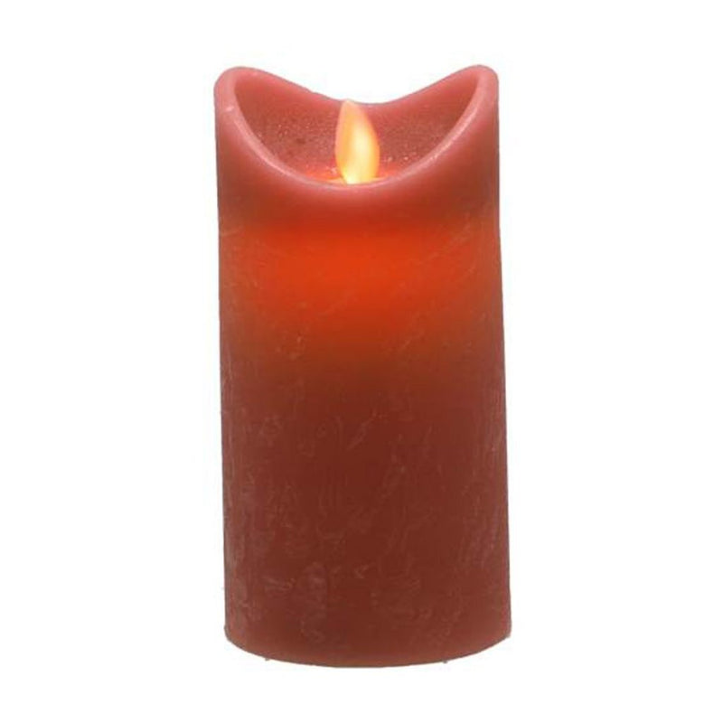 Load image into Gallery viewer, Daily home led kaars 7.5x15 cm roze
