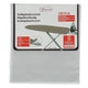 Daily home strijkhoes metal s 112x30 cm grijs katoen schuim