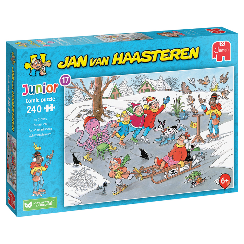 Load image into Gallery viewer, Jumbo puzzel 240 st. jvh junior schaatsen
