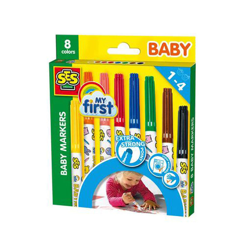Load image into Gallery viewer, SES My first Baby Markers, 8st.
