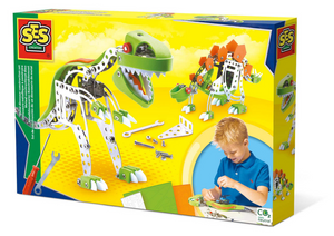 Ses metaal constructieset dino