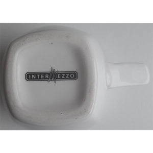 Intermezzo espresso kop en schotel alex meijer logo 3 stuks