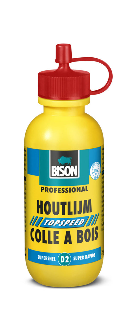 Bison houtlijm topspeed bot 75g*12 nlfr - 1338702 - 1338702
