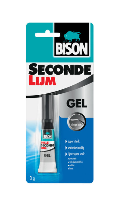 Bison secondelijm gel 3gram