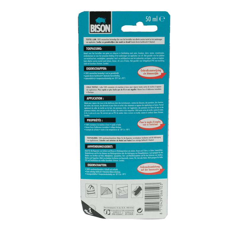 Load image into Gallery viewer, Bison textiellijm spatel 50ml
