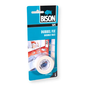 Bison dubbelfix 1.5m x 19mm