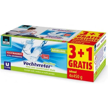 Bison vochtvreter magneet navulling 4x450gr