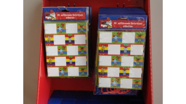 Sinterklaas 30 zelfklevende etiketten