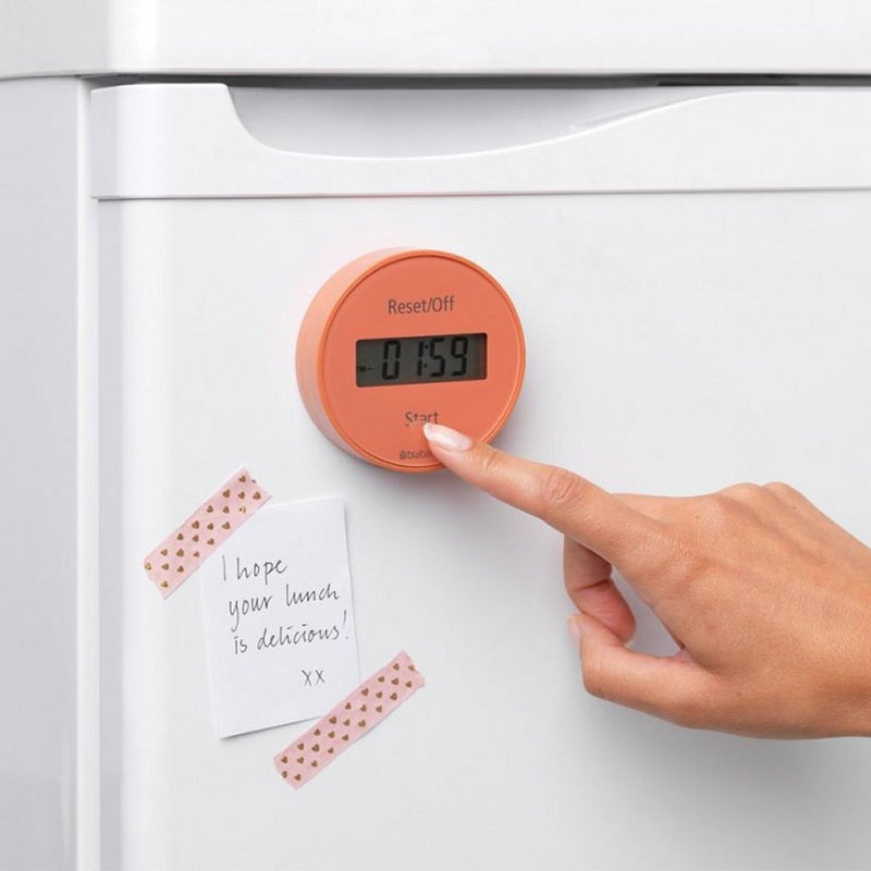 Load image into Gallery viewer, Brabantia tasty+ magnetische kookwekker terracotta pink
