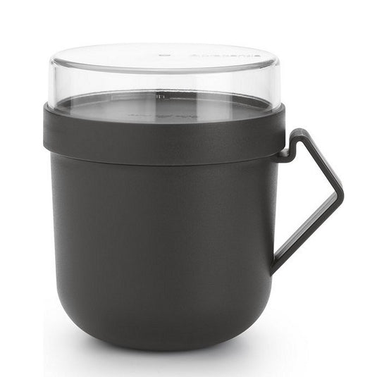 Brabantia make take soepbeker 0.6l donkergrijs