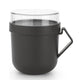 Brabantia make take soepbeker to go - 600 ml - kunststof - dark grey