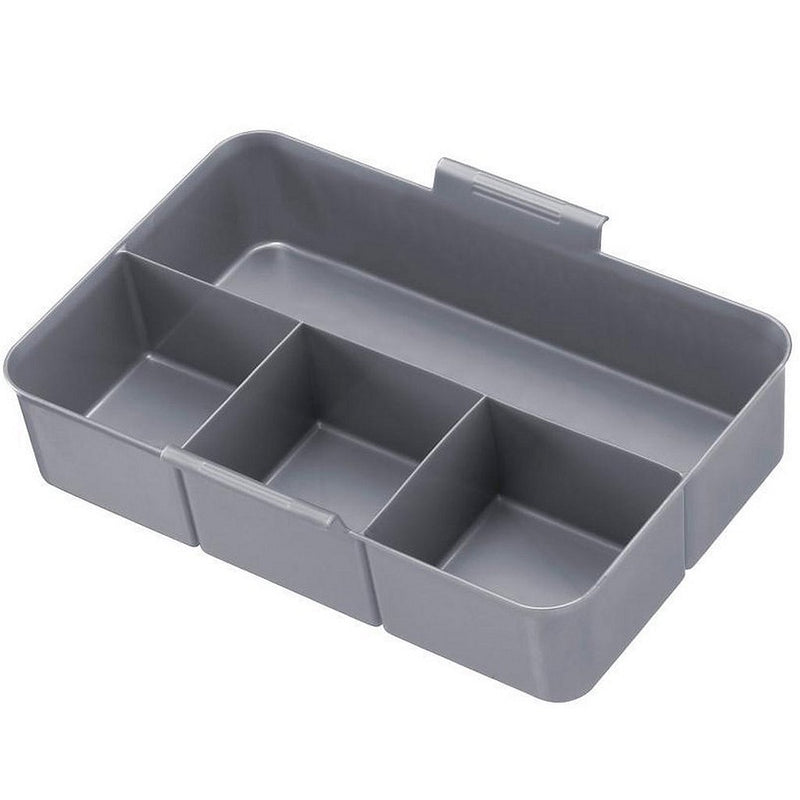 Load image into Gallery viewer, Sunware q-line opbergbox 6l met inzetbak - 30x20x14.5 cm - transparant
