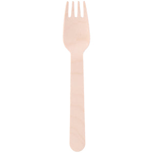 Cuisine elegance houten vorken 16 cm 12 stuks