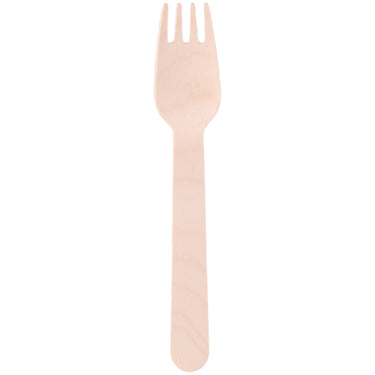 Cuisine elegance houten vorken 16 cm 12 stuks