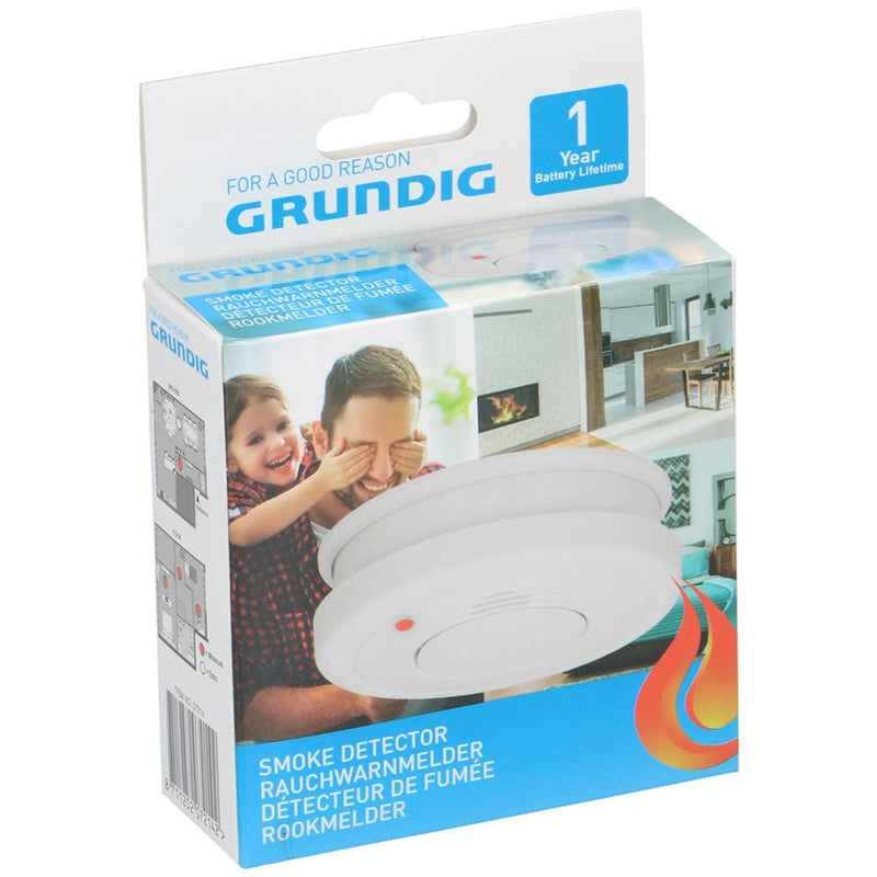 Load image into Gallery viewer, Grundig rookmelder optisch 10cm 1 jaar

