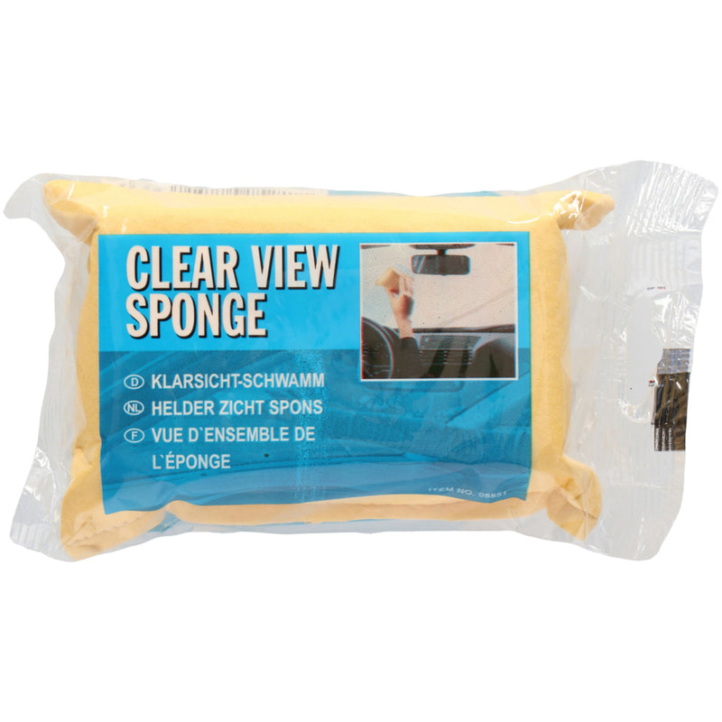 Load image into Gallery viewer, Basic leren auto zeemspons geel
