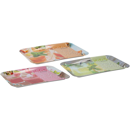 Dienblad kunststof 41x30x2cm fruit