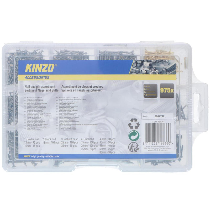 Load image into Gallery viewer, Kinzo spijkerset 975-delig in doos
