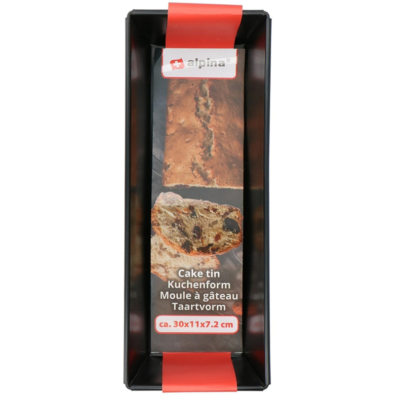 Load image into Gallery viewer, Alpina cakevorm 30x11x7.2 cm zwart
