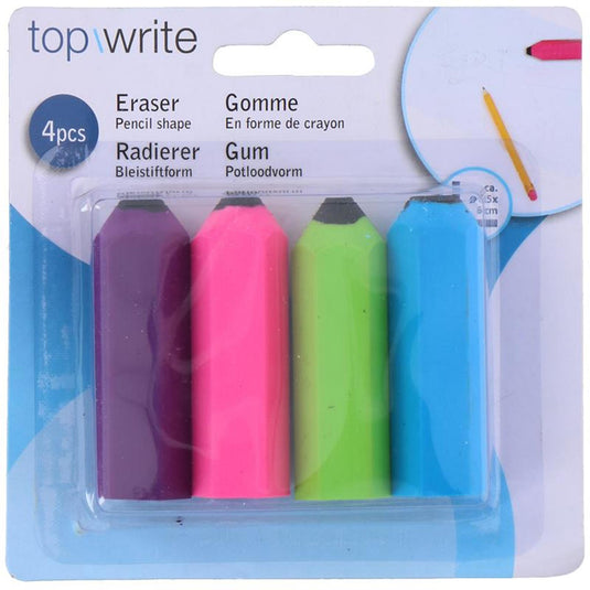 Top write gum in potloodvorm 4 stuks