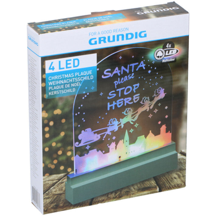 Load image into Gallery viewer, Grundig kerstschild led meerkleurig
