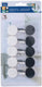 Lifetime haken zelfklevend kunststof 10 stuks op kaart 5x2,5cm